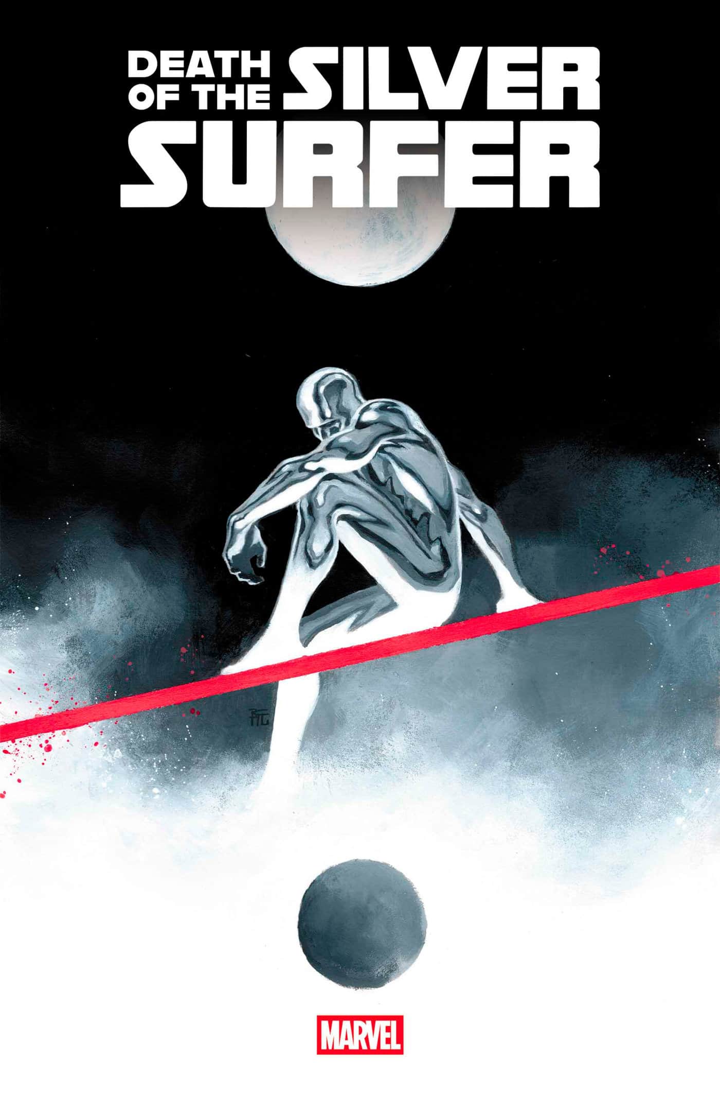 DEATH OF THE SILVER SURFER Cover