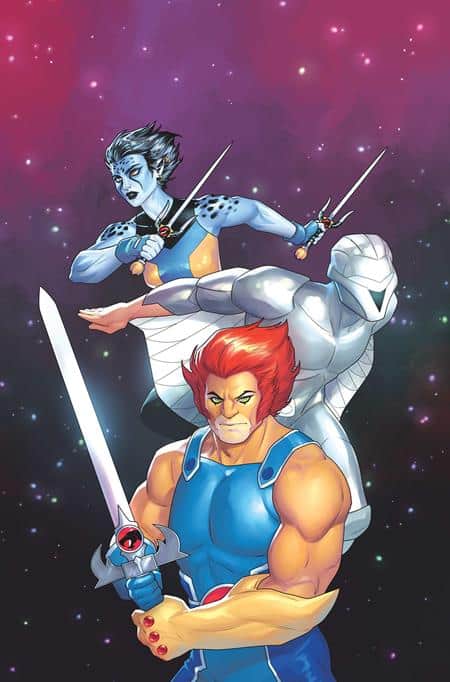 THUNDERCATS X SILVERHAWKS ROAD TO WAR (ONE SHOT) CVR M INC 1:25 MEGHAN HETRICK VIRGIN VAR Cover