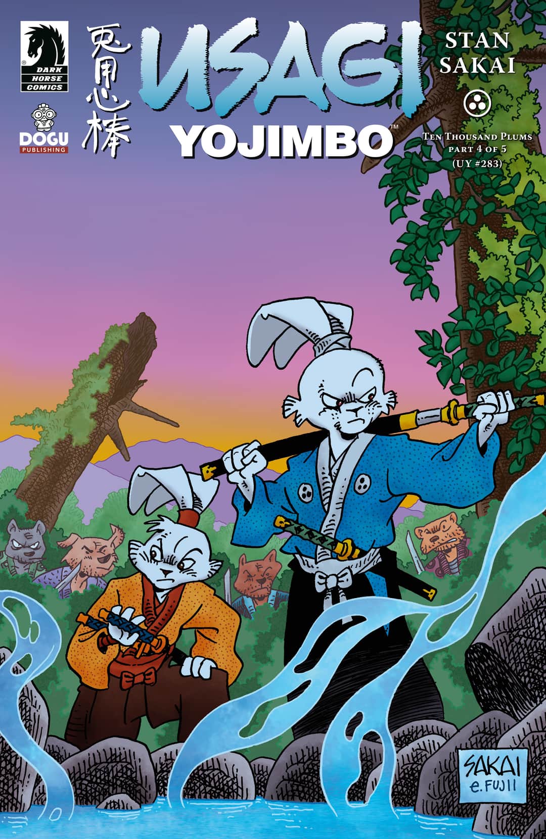 Usagi Yojimbo: Ten Thousand Plums Cover