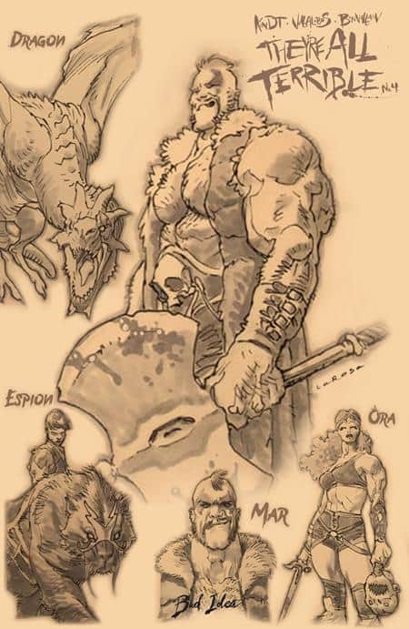 CVR B LEWIS LAROSA CHARACTER SKETCH VAR