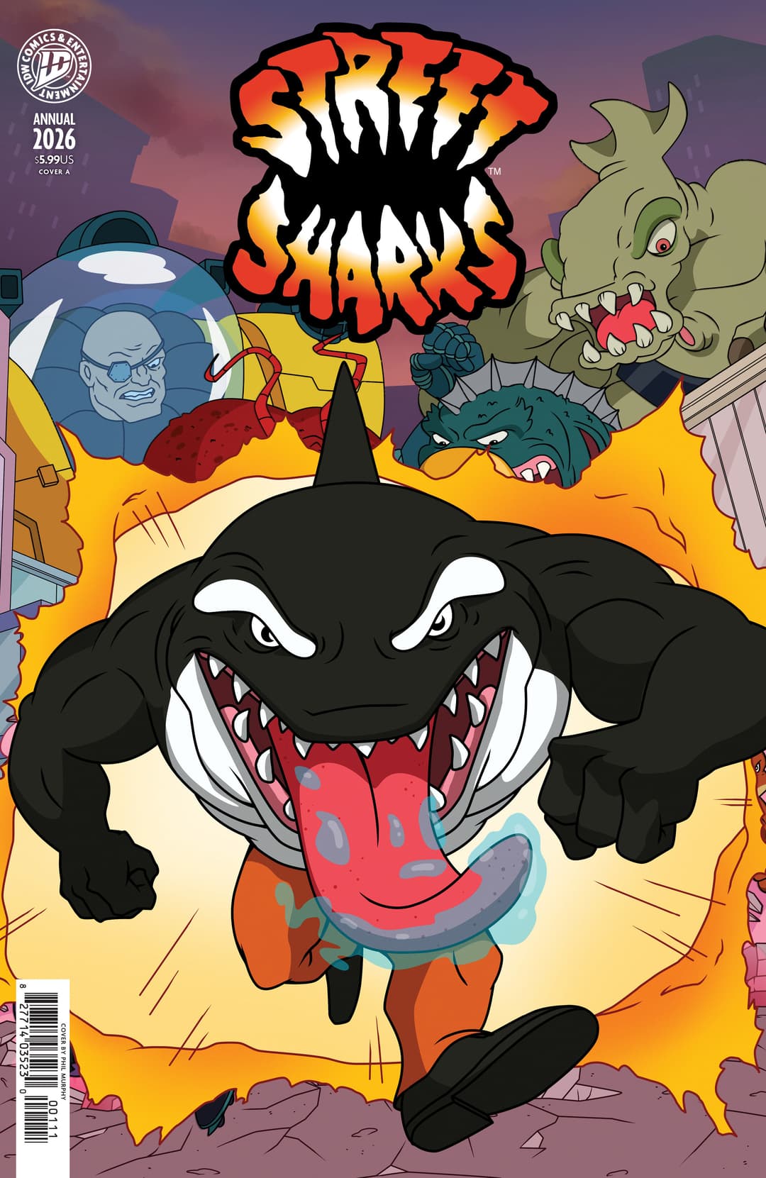 Cover für Street Sharks: Annual 2026 Cover A (Murphy)
