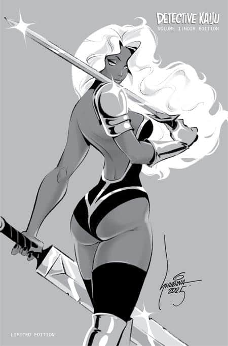 DETECTIVE KAIJU TP VOL 01 SVETA SHUBINA NOIR EDITION Allocations May Occur Cover