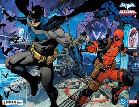 CVR B DAN MORA BATMAN DEADPOOL WRAPAROUND CARD STOCK VAR