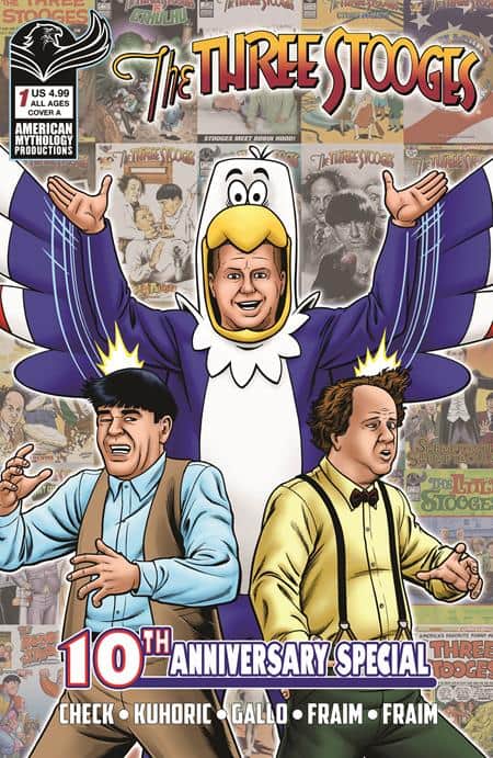 The Three Stooges AM 10th Anniversary Cover