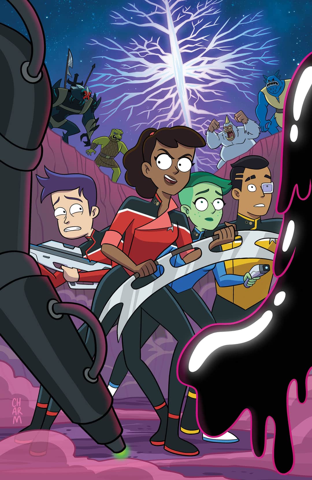 Star Trek: Lower Decks : IDW Classics Variant B Foil (Charm Full Art)