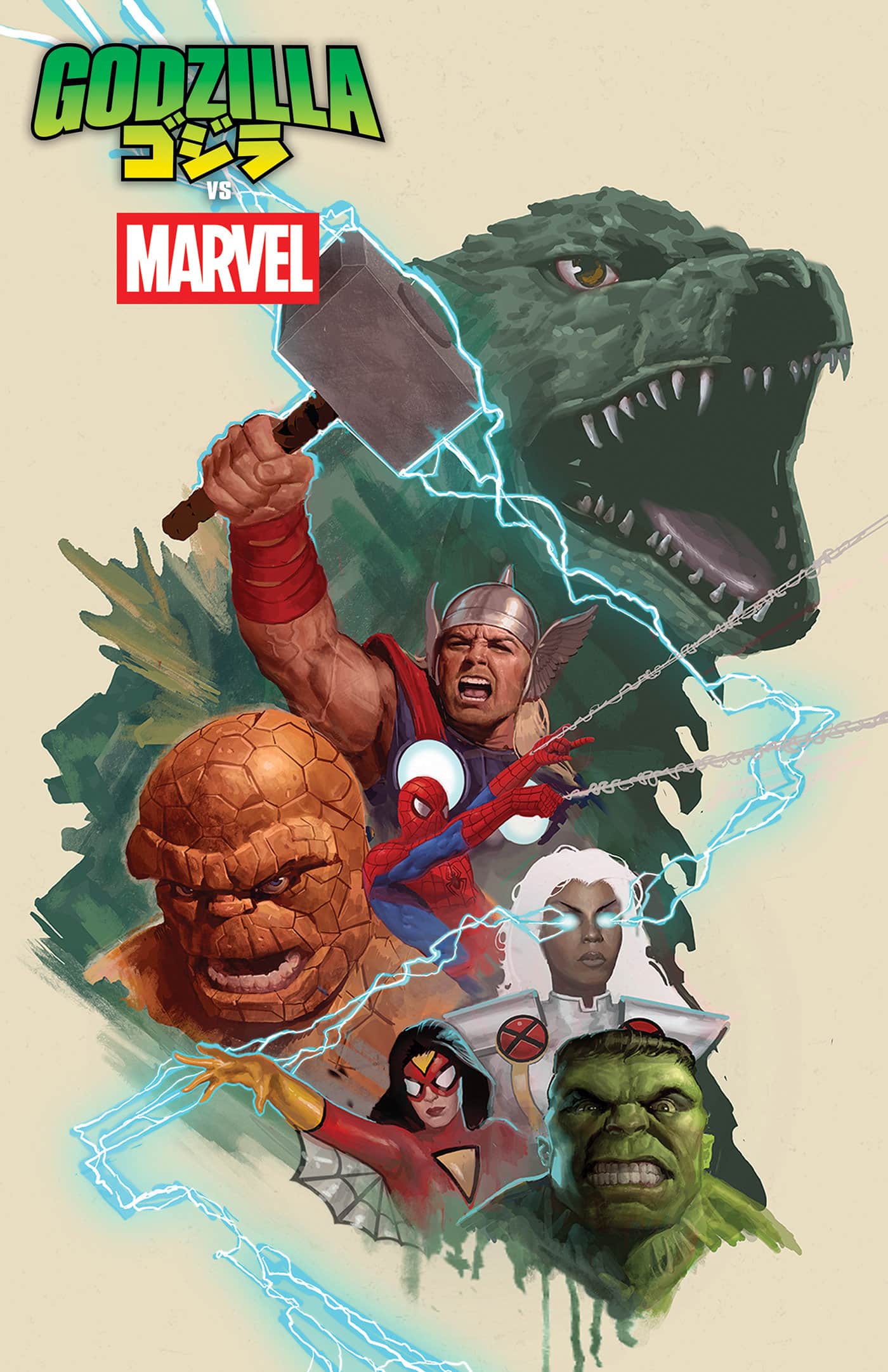 Godzilla vs. the Marvel Universe Cover