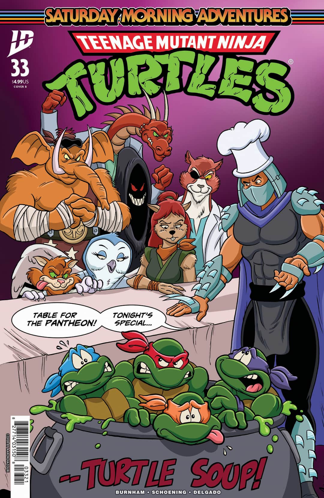 Teenage Mutant Ninja Turtles: Saturday Morning Adventures Variant B (Hazouri)