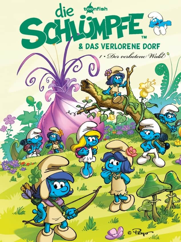 Die Schlümpfe und das verlorene Dorf 01 Cover