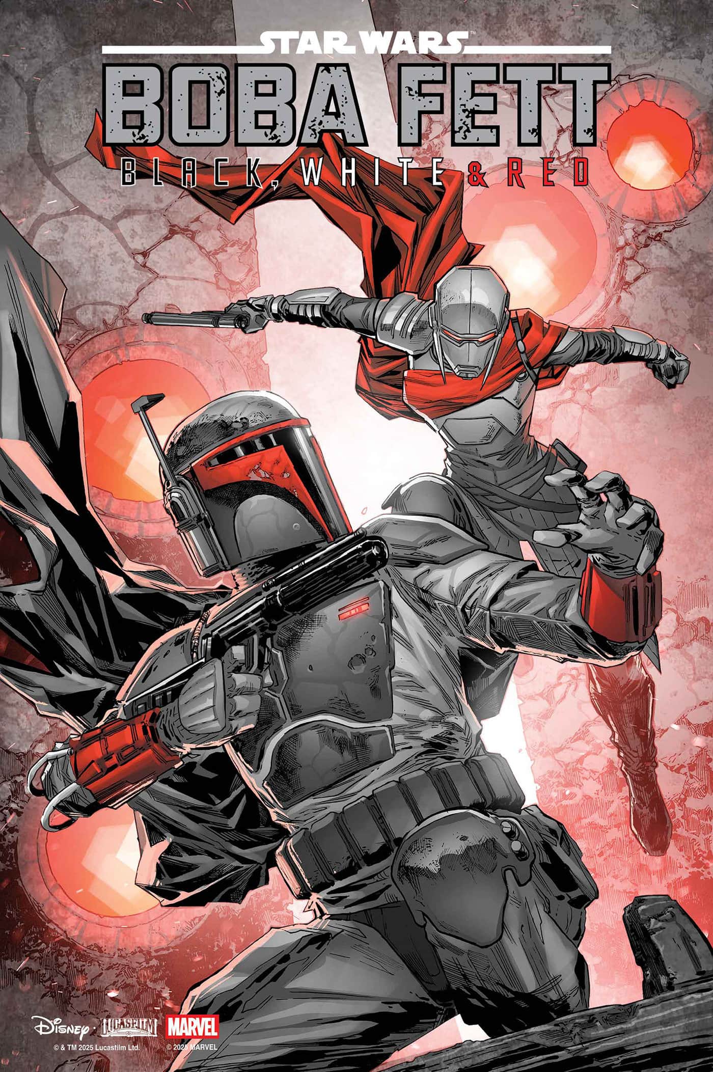 STAR WARS: BOBA FETT - BLACK, WHITE & RED Cover