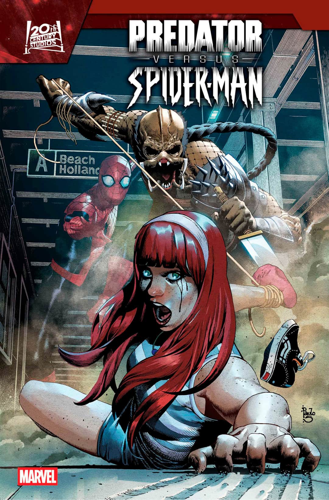 PREDATOR VS. SPIDER-MAN Cover