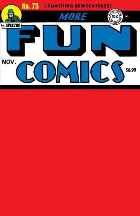 Cover für More Fun Comics #73 Facsimile Edition