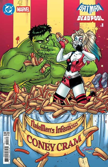 CVR F AMANDA CONNER HARLEY QUINN HULK CARD STOCK VAR