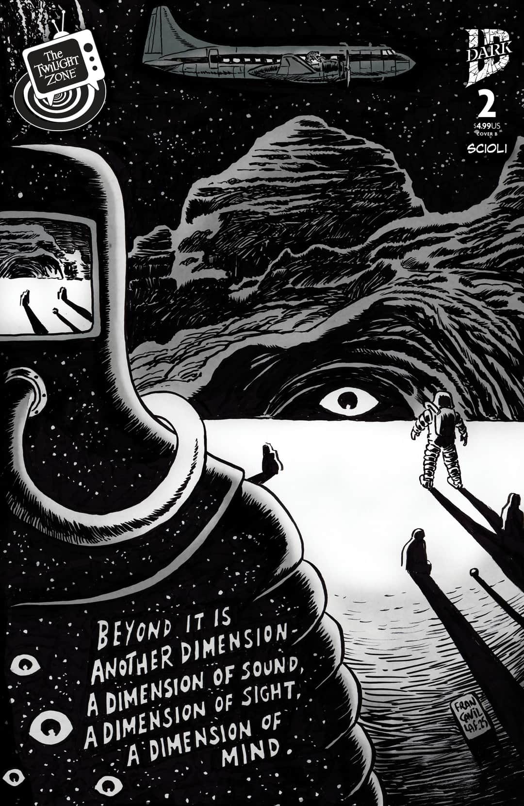 The Twilight Zone Variant B (Francavilla Connecting Cover)