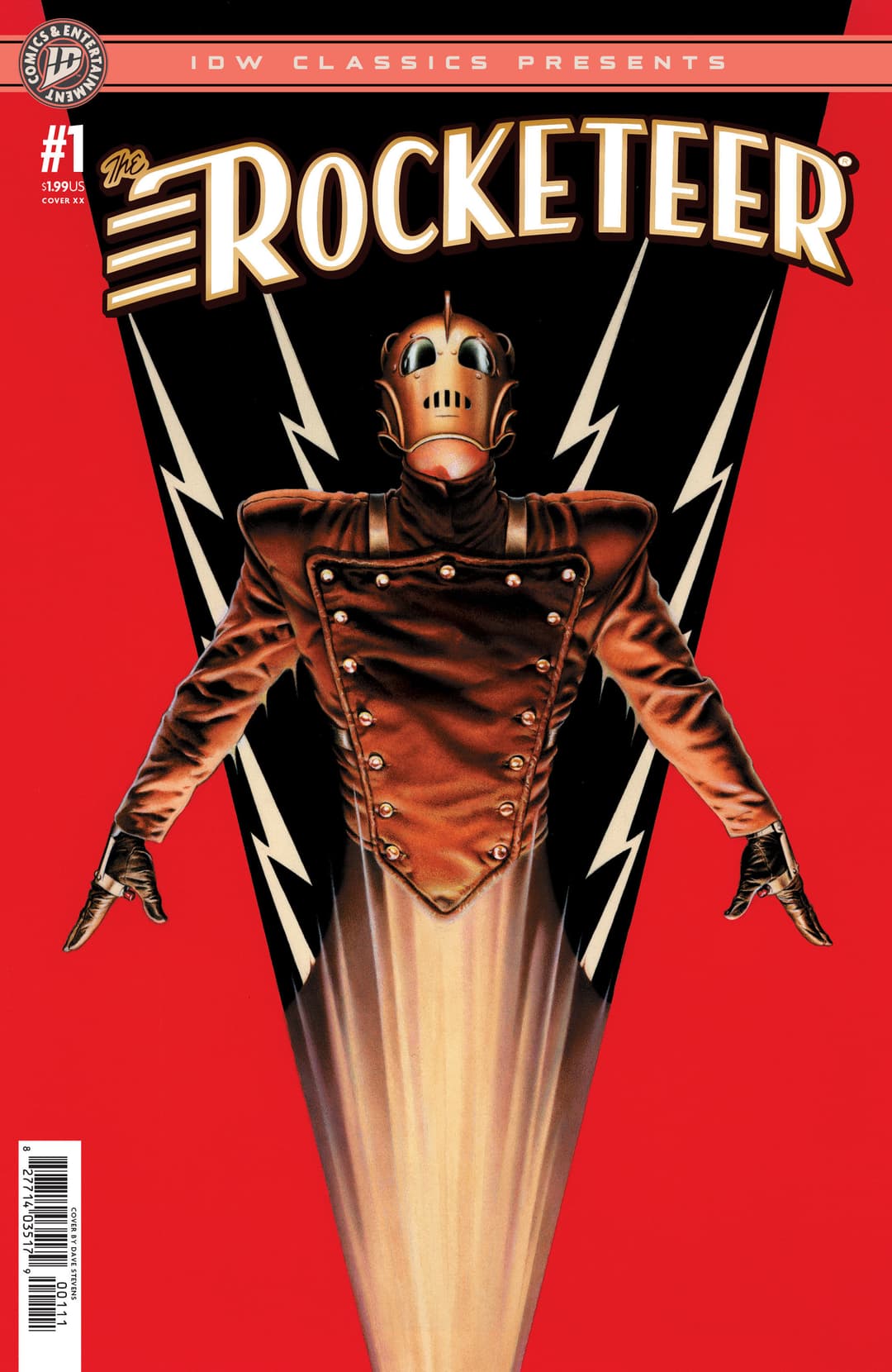 Cover für The Rocketeer #1: IDW Classics Cover A (Stevens)
