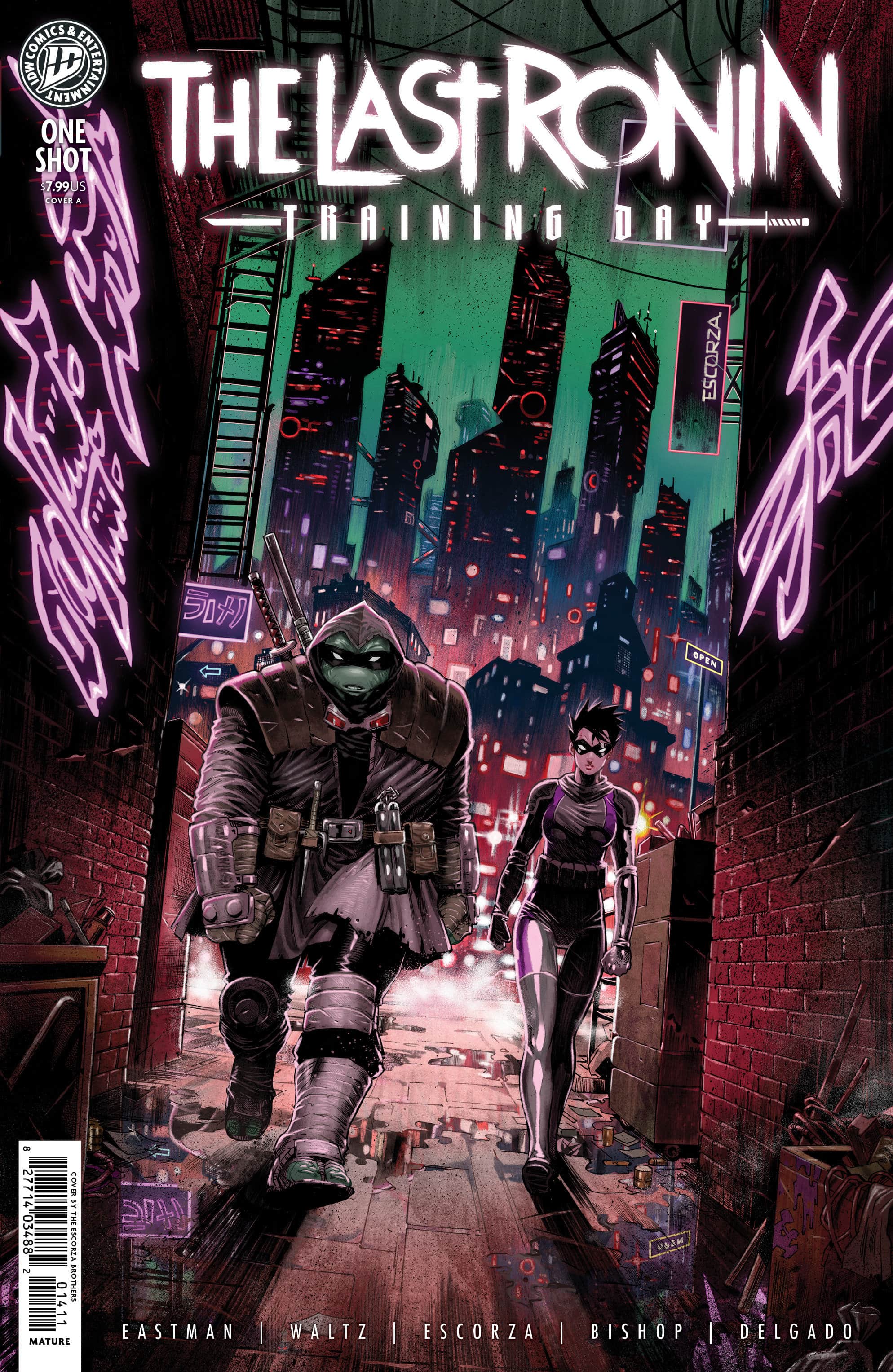Teenage Mutant Ninja Turtles: The Last Ronin--Training Day Cover A (Escorza Brothers) Cover