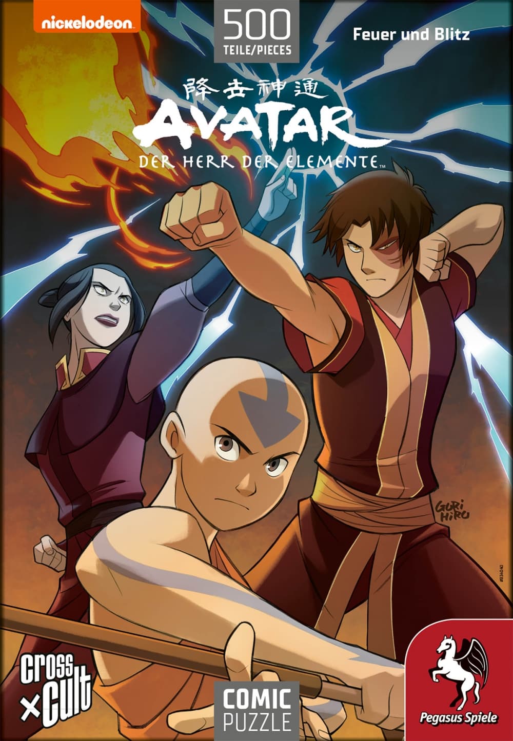 Cover für Puzzle - Avatar: Feuer und Blitz