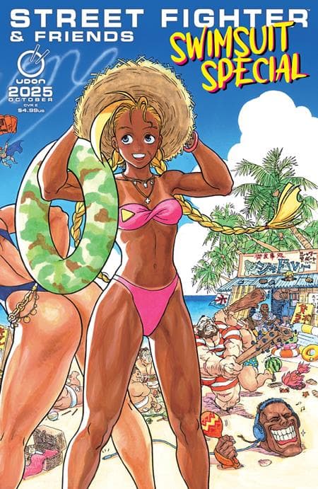 Cover für 2025 Street Fighter & Friends Swimsuit Special