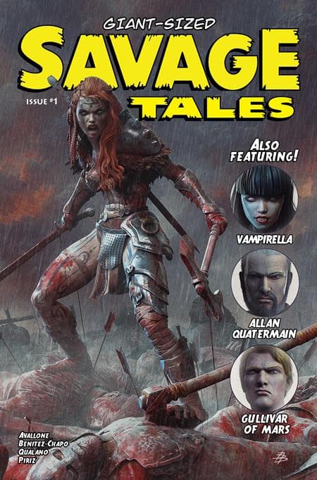 Cover für GIANT SIZED SAVAGE TALES (ONE SHOT) CVR A BJORN BARENDS RED SONJA