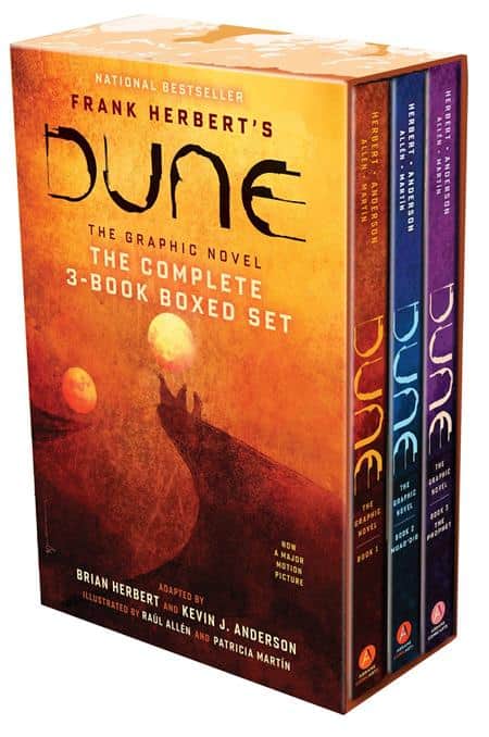 DUNE THE GRAPHIC NOVEL THE COMPLETE 3 BOOK BOXED SET HC DUNE MUAD'DIB AND THE PROPHET Cover