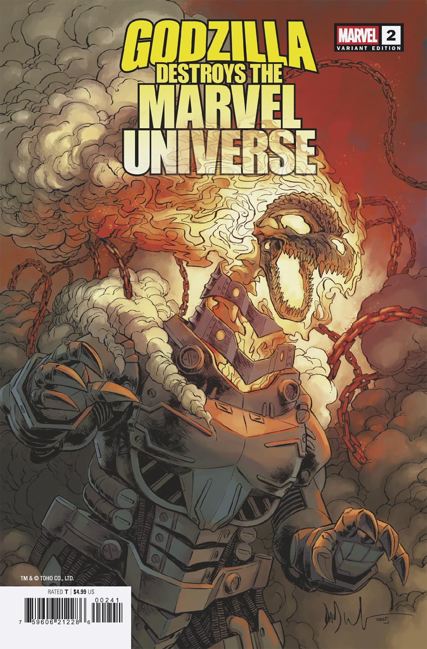 Cover für GODZILLA DESTROYS THE MARVEL UNIVERSE