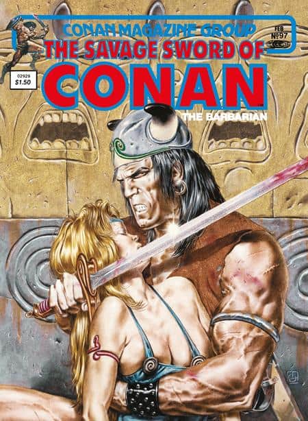 SAVAGE SWORD OF CONAN THE ORIGINAL COMICS OMNIBUS HC VOL 07 DIRECT MARKET EDITION CVR (MR) Cover
