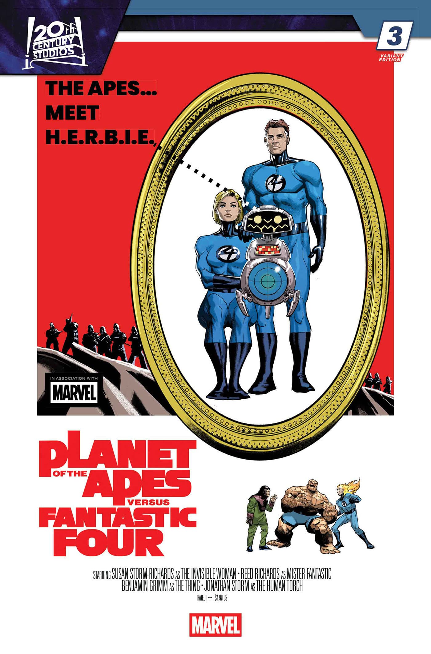 Cover für PLANET OF THE APES VS. FANTASTIC FOUR