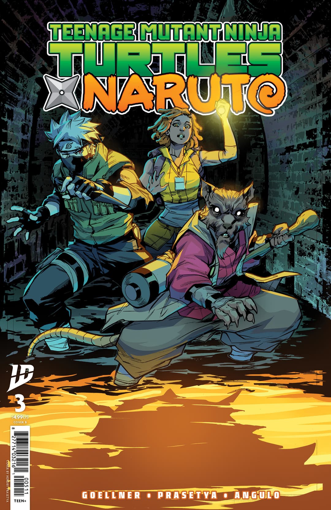 Cover für Teenage Mutant Ninja Turtles/Naruto