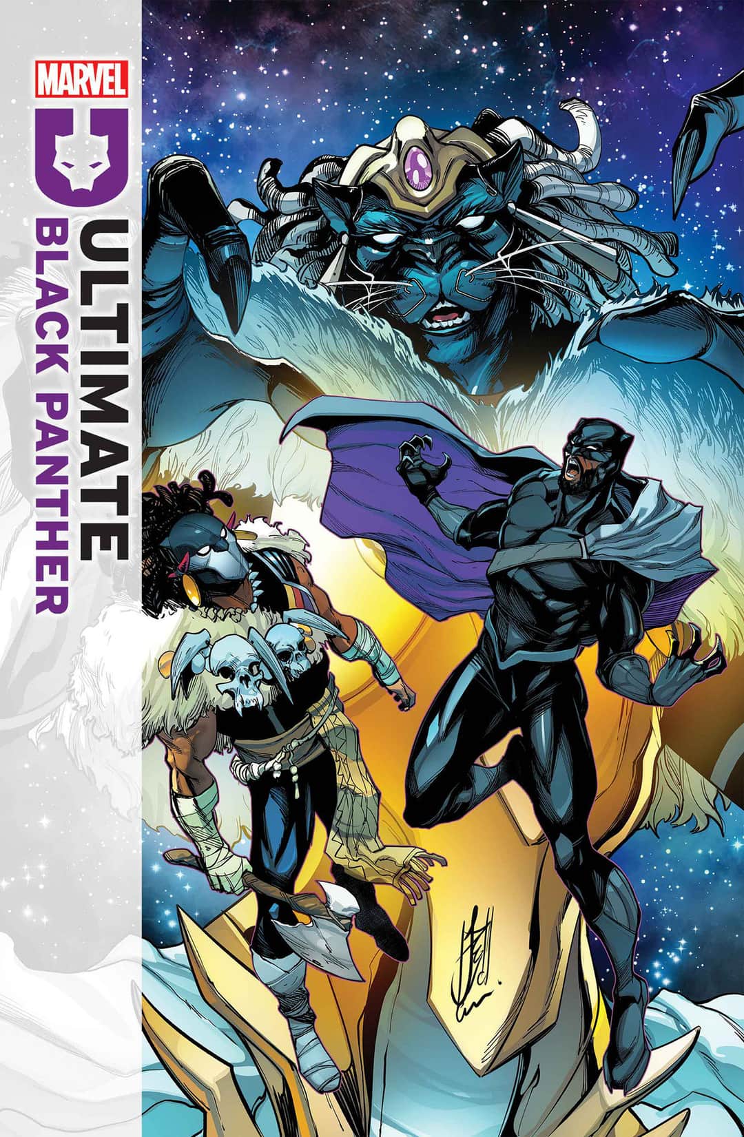 ULTIMATE BLACK PANTHER Cover