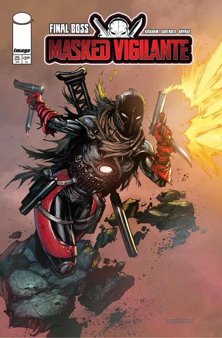 Cover für FINAL BOSS MASKED VIGILANTE (ONE SHOT) CVR D INC 1:25 TYLER KIRKHAM VAR (MR)