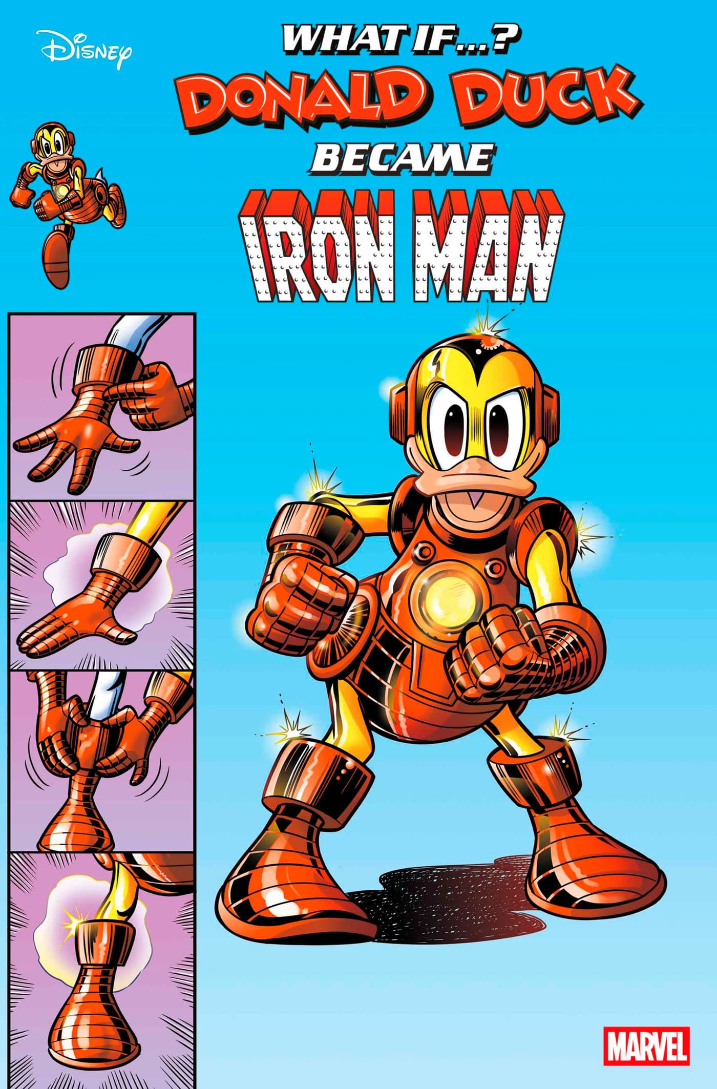 Cover für MARVEL & DISNEY: WHAT IF...? DONALD DUCK BECAME IRON MAN