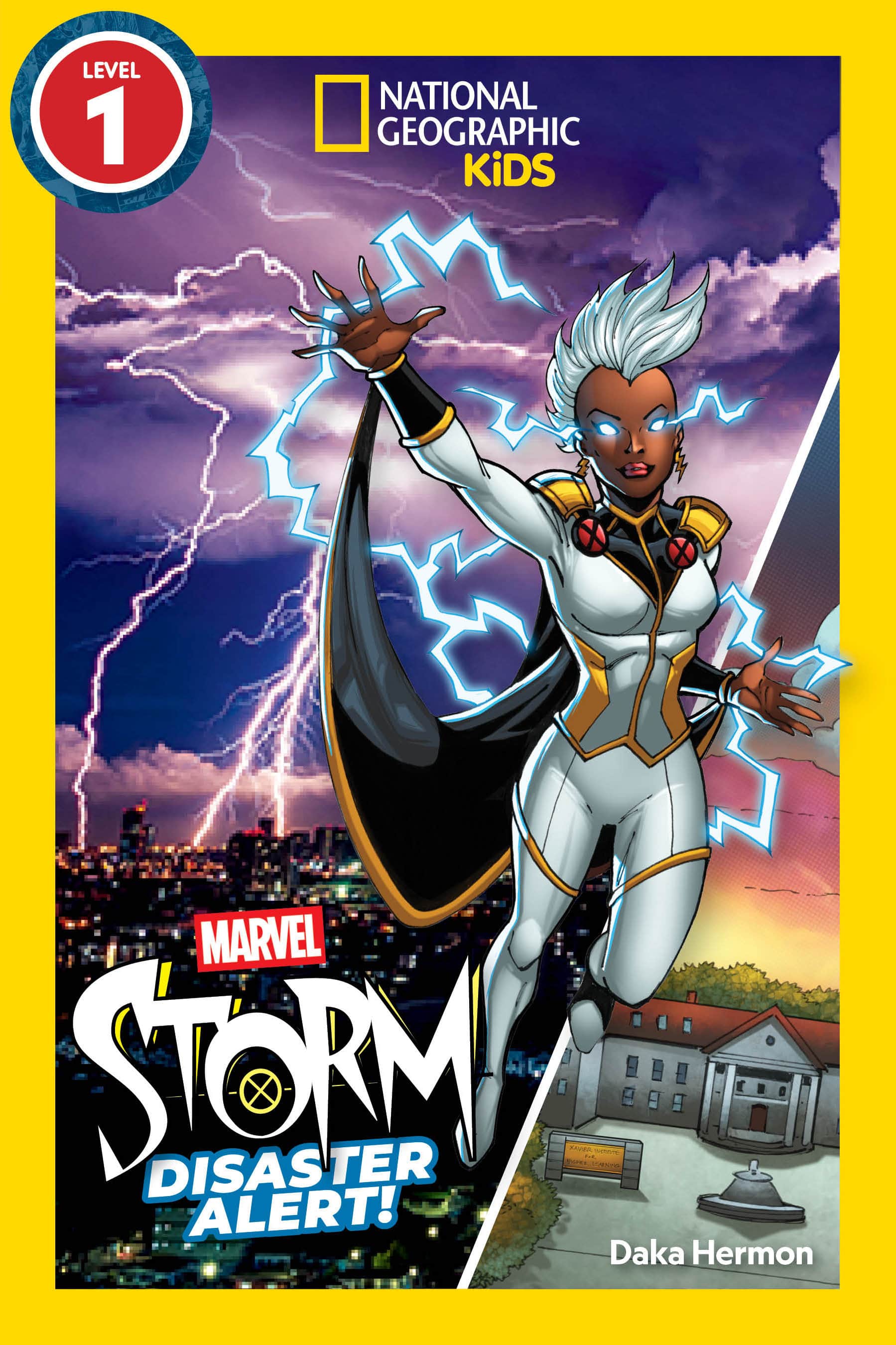 Marvel's Storm: Disaster Alert! (National Geographic Kids Readers, Level 1) Cover