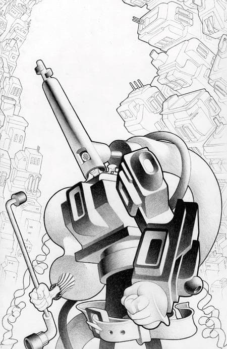 Cover für Faceless and the Family Maze of the Mechanical Aliens