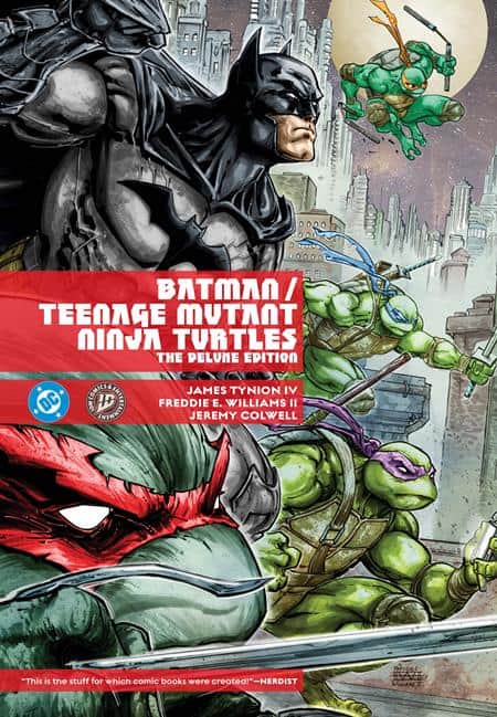 BATMAN TEENAGE MUTANT NINJA TURTLES THE DELUXE EDITION HC (2026 EDITION) Cover