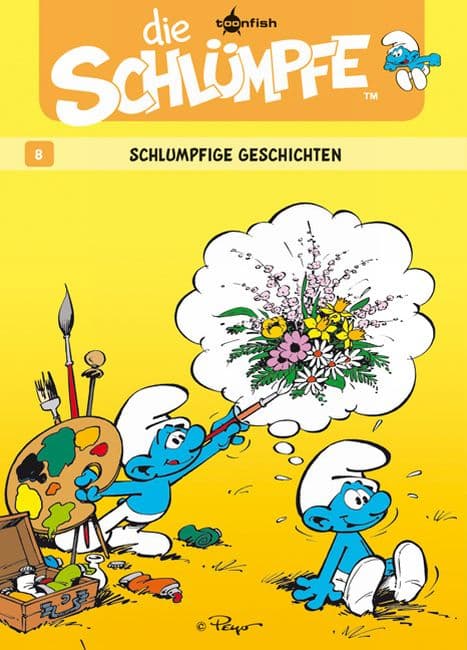 Cover für Die Schlümpfe 08 (Neuauflage)