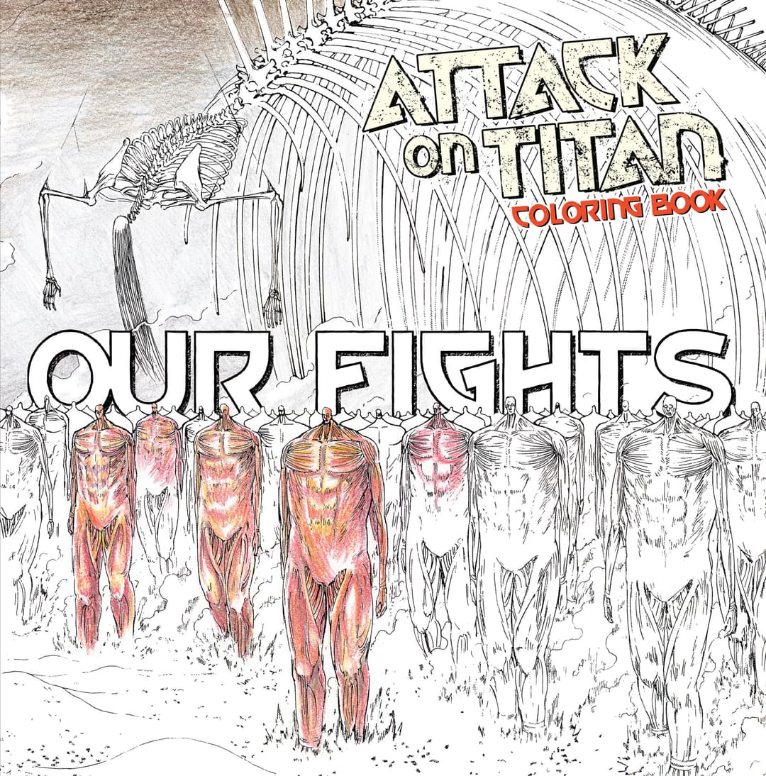Cover für Attack on Titan Coloring Book 2: Our Fights