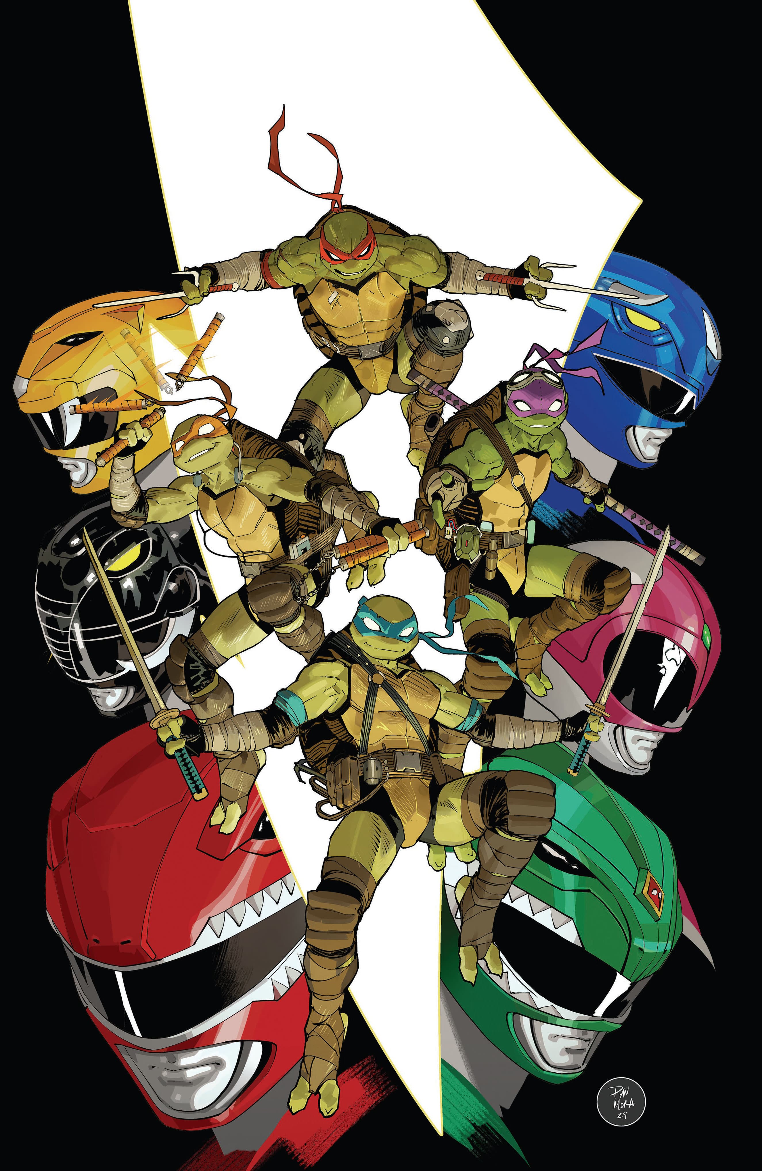 Cover für Mighty Morphin Power Rangers/Teenage Mutant Ninja Turtles