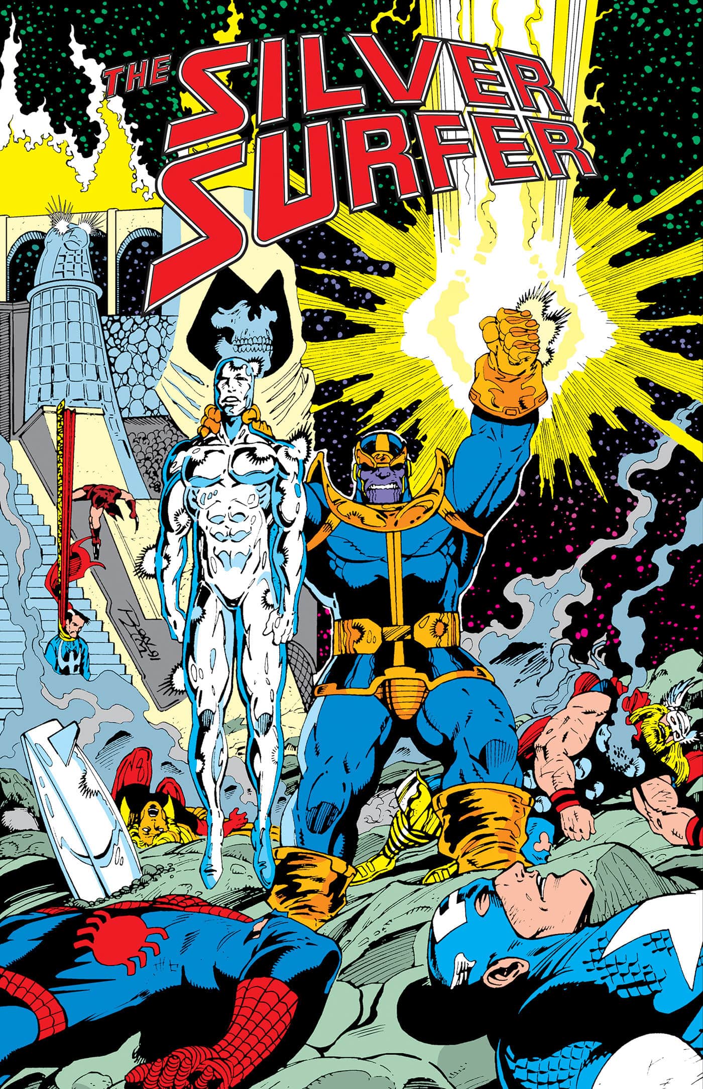 Silver Surfer: The Infinity Gauntlet Omnibus Ron Lim Infinity Gauntlet Cover Cover