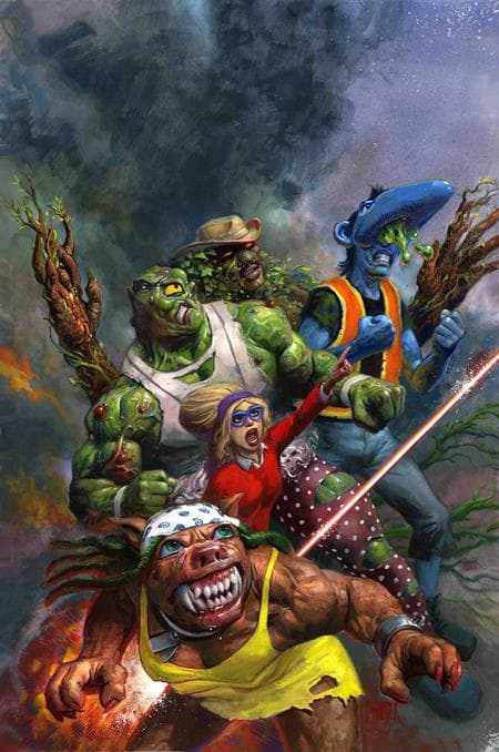 CVR C FRED HARPER EXCLUSIVE TRADING CARD BY ROB STEEN VAR (MR)