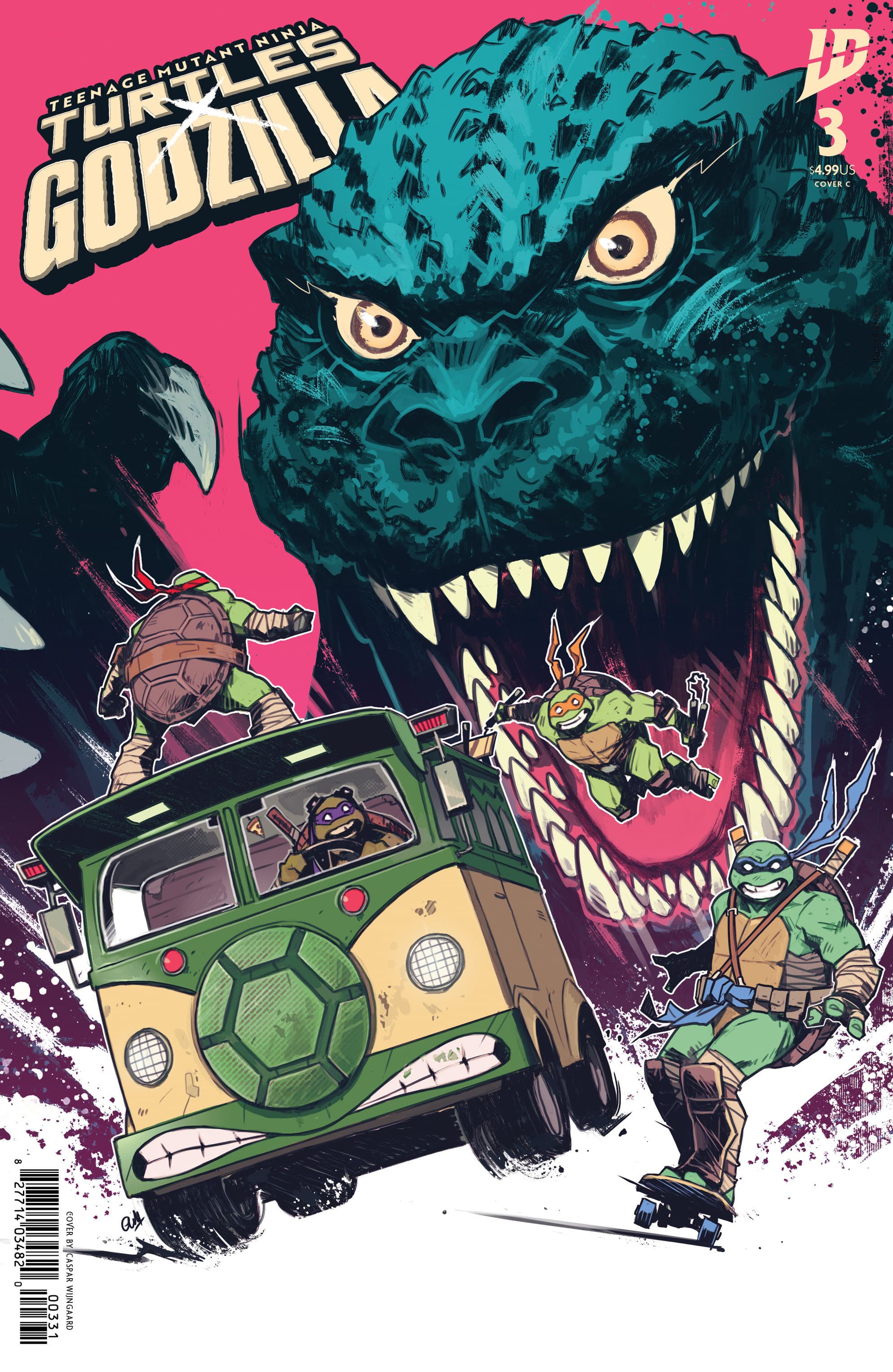 Cover für Teenage Mutant Ninja Turtles x Godzilla