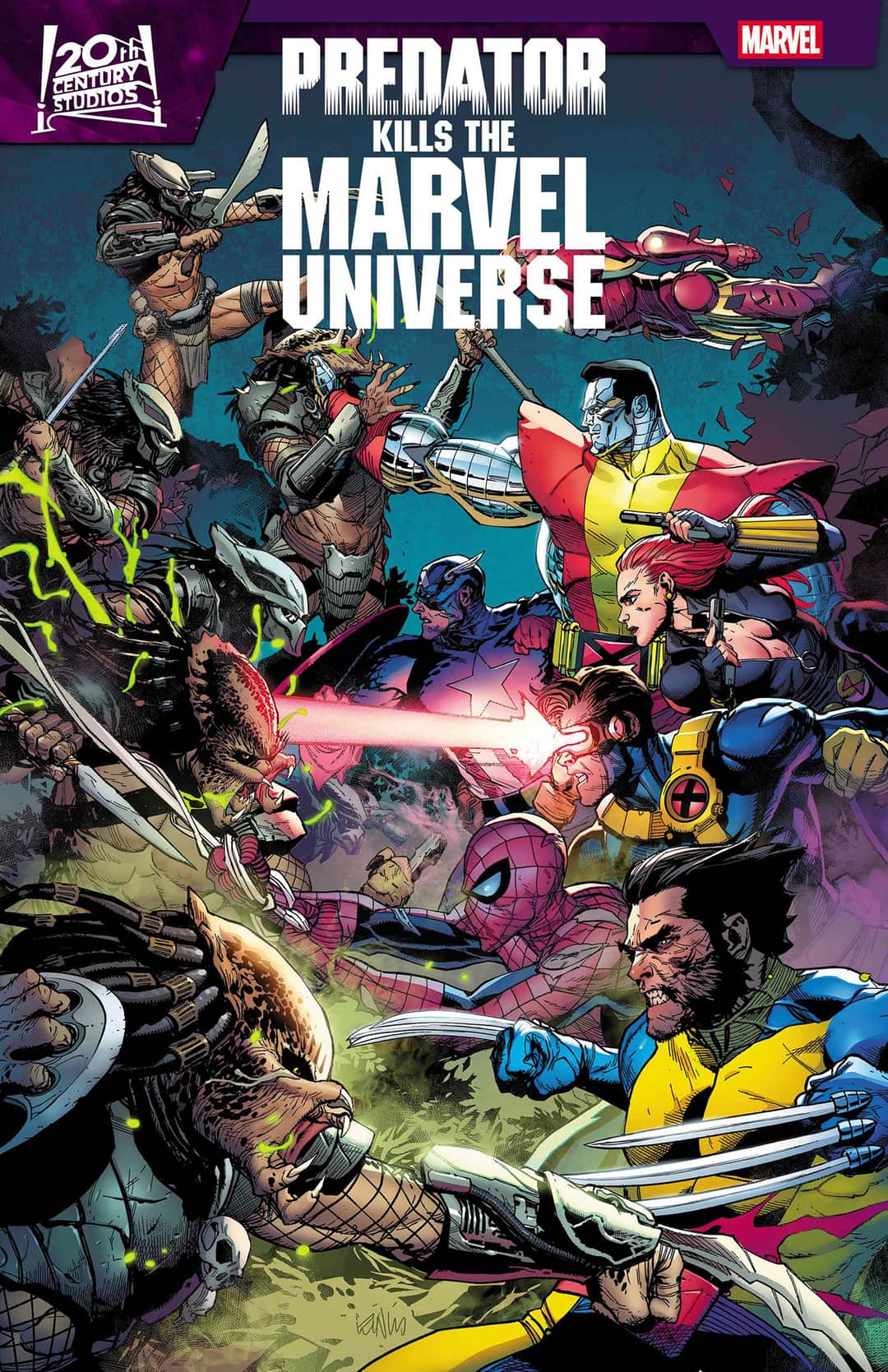 PREDATOR KILLS THE MARVEL UNIVERSE Cover