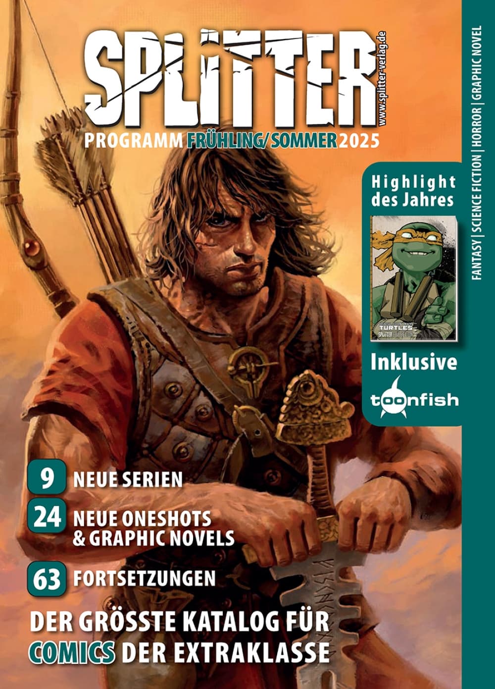 Cover für Splitter Katalog 2025