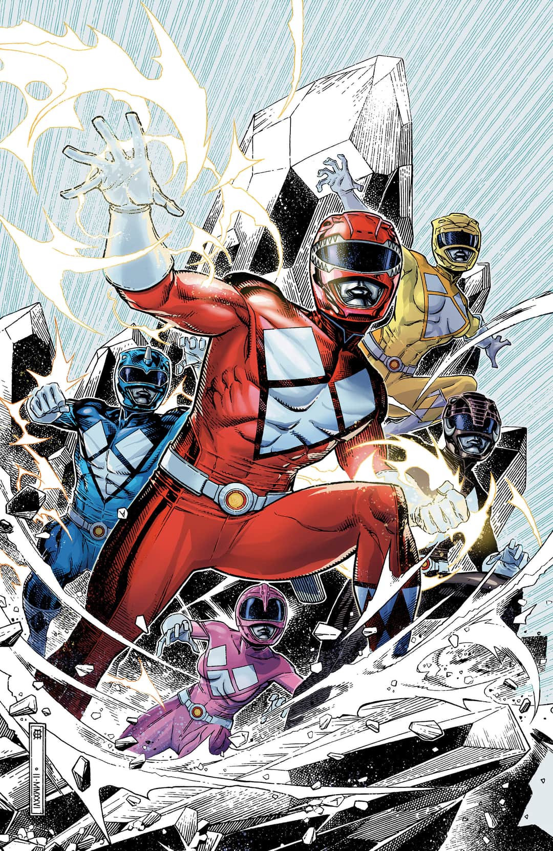 Mighty Morphin Power Rangers (2026) E Foil Variant (Full Art, Foil, Cheung)