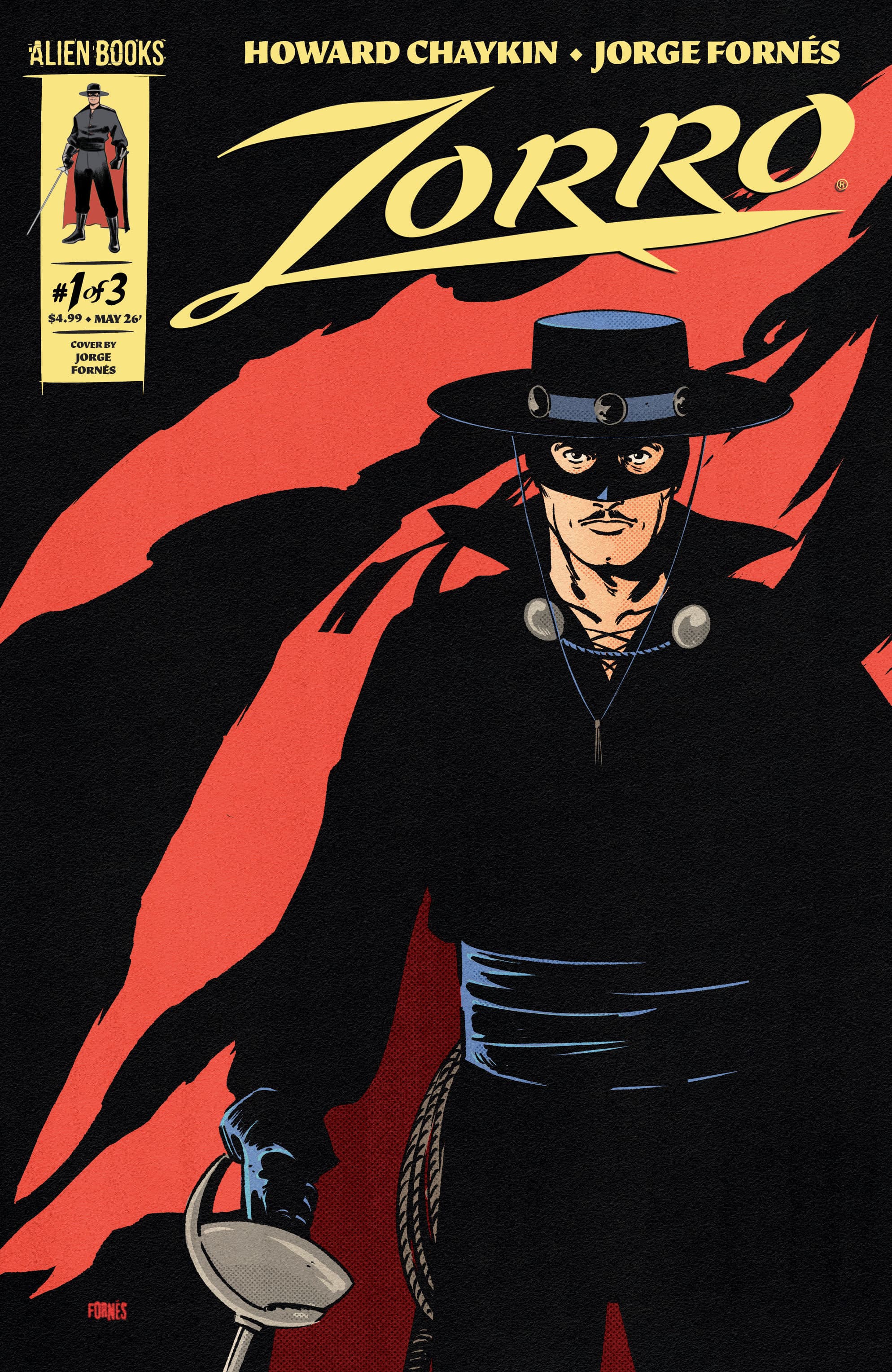 Cover für Zorro #1 Variant B (Tomaselli)