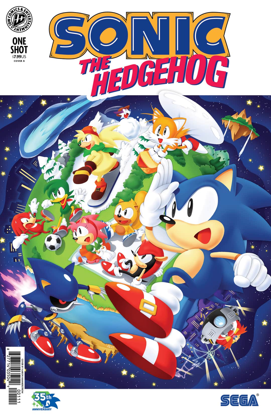 Sonic the Hedgehog: 35th Anniversary Special Variant B (Hammerstrom)