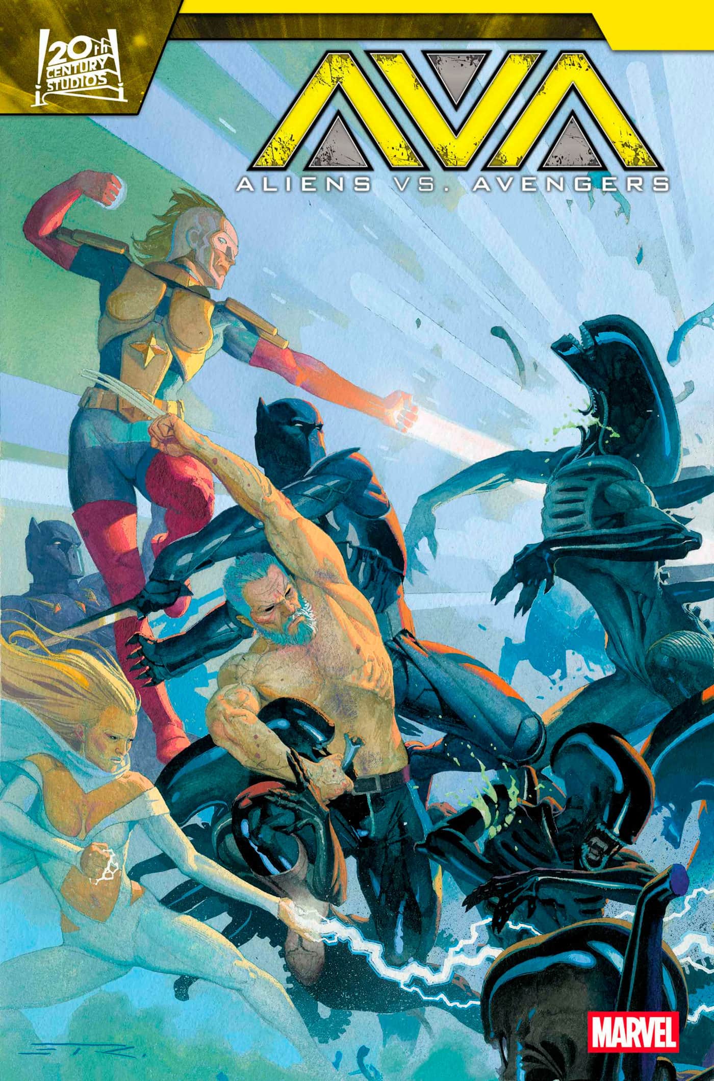 ALIENS VS. AVENGERS Cover