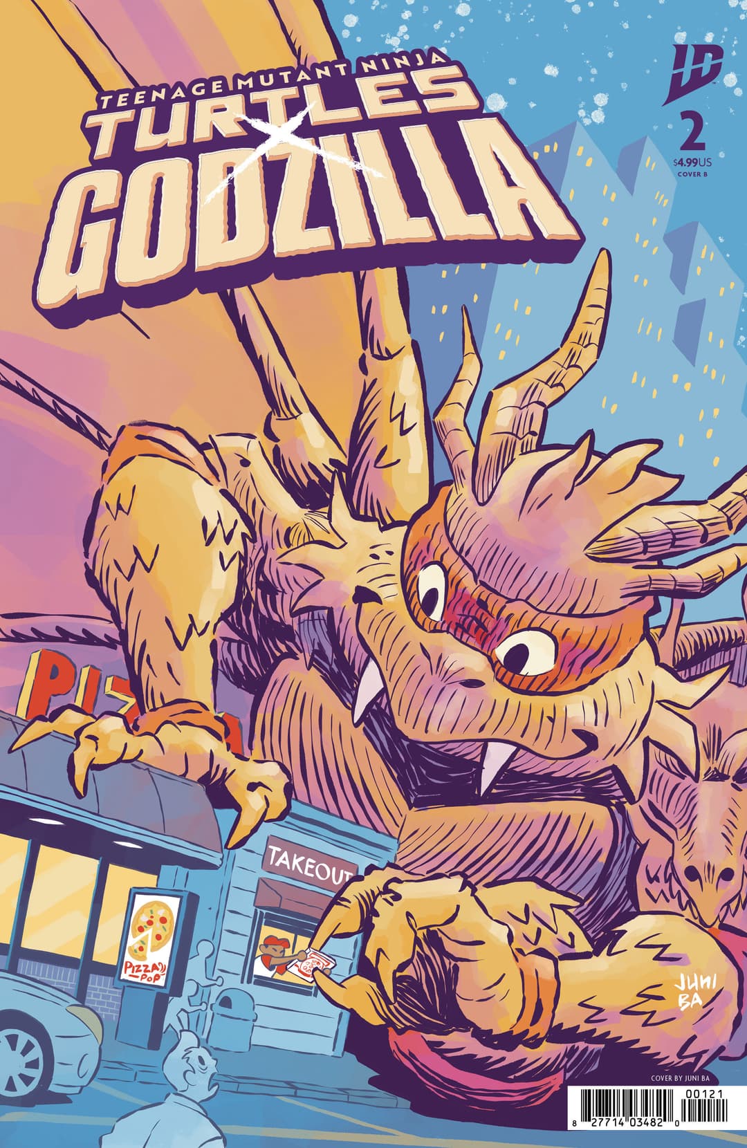 Cover für Teenage Mutant Ninja Turtles x Godzilla