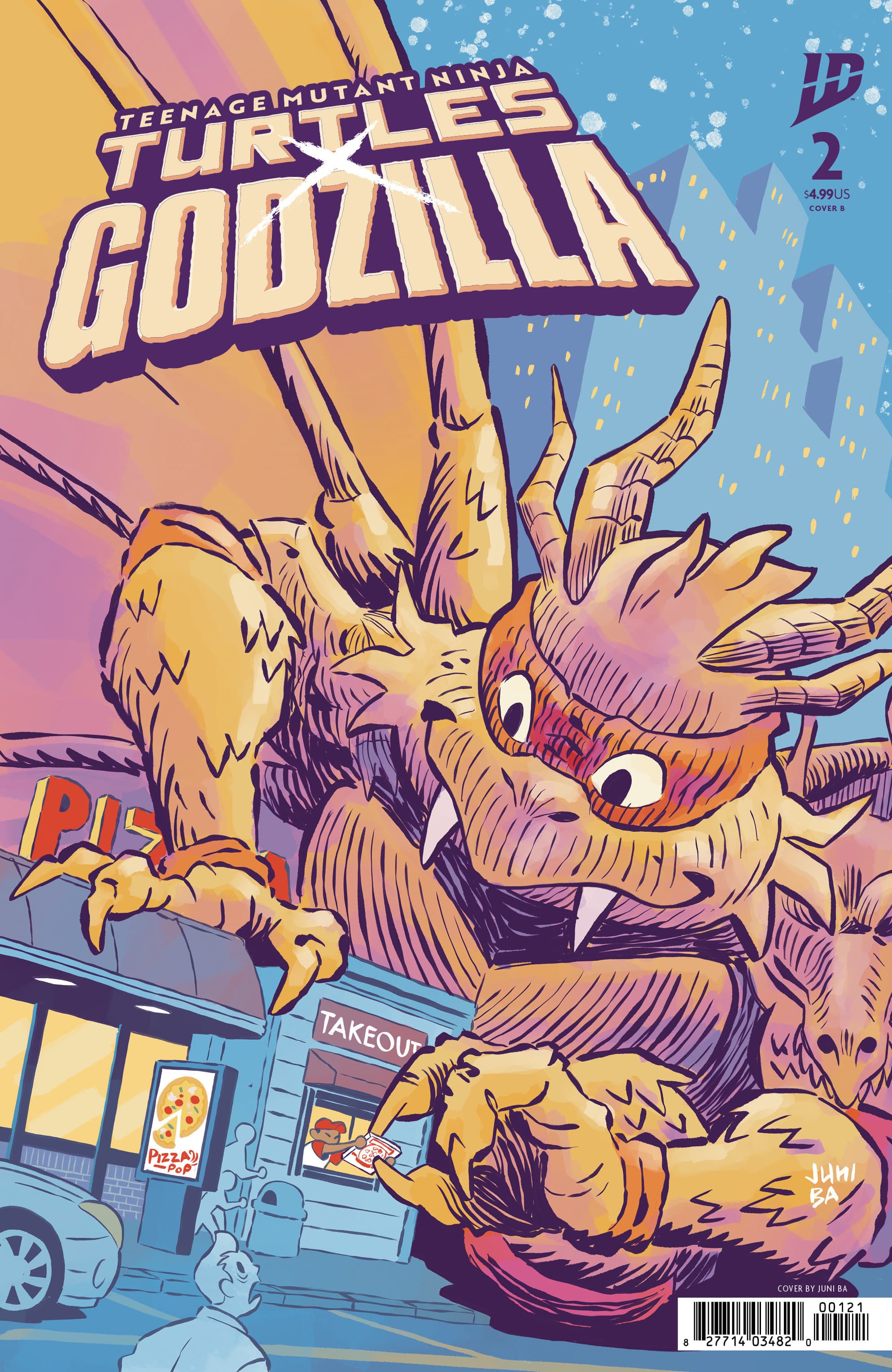 Cover für Teenage Mutant Ninja Turtles x Godzilla