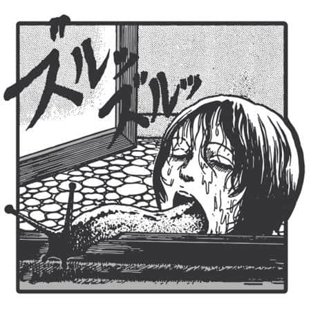 JUNJI ITO SLUG GIRL ENAMEL PIN BADGE (MR) Cover
