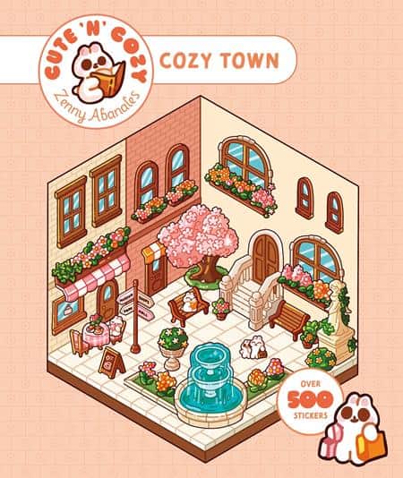 CUTE N COZY STICKER THERAPY TP CUTE N COZY TOWN Cover