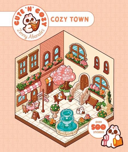 Cover für CUTE N COZY STICKER THERAPY TP CUTE N COZY TOWN